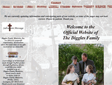 Tablet Screenshot of digglesfamily.com